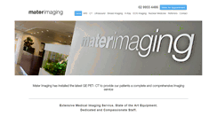 Desktop Screenshot of mater-imaging.com.au
